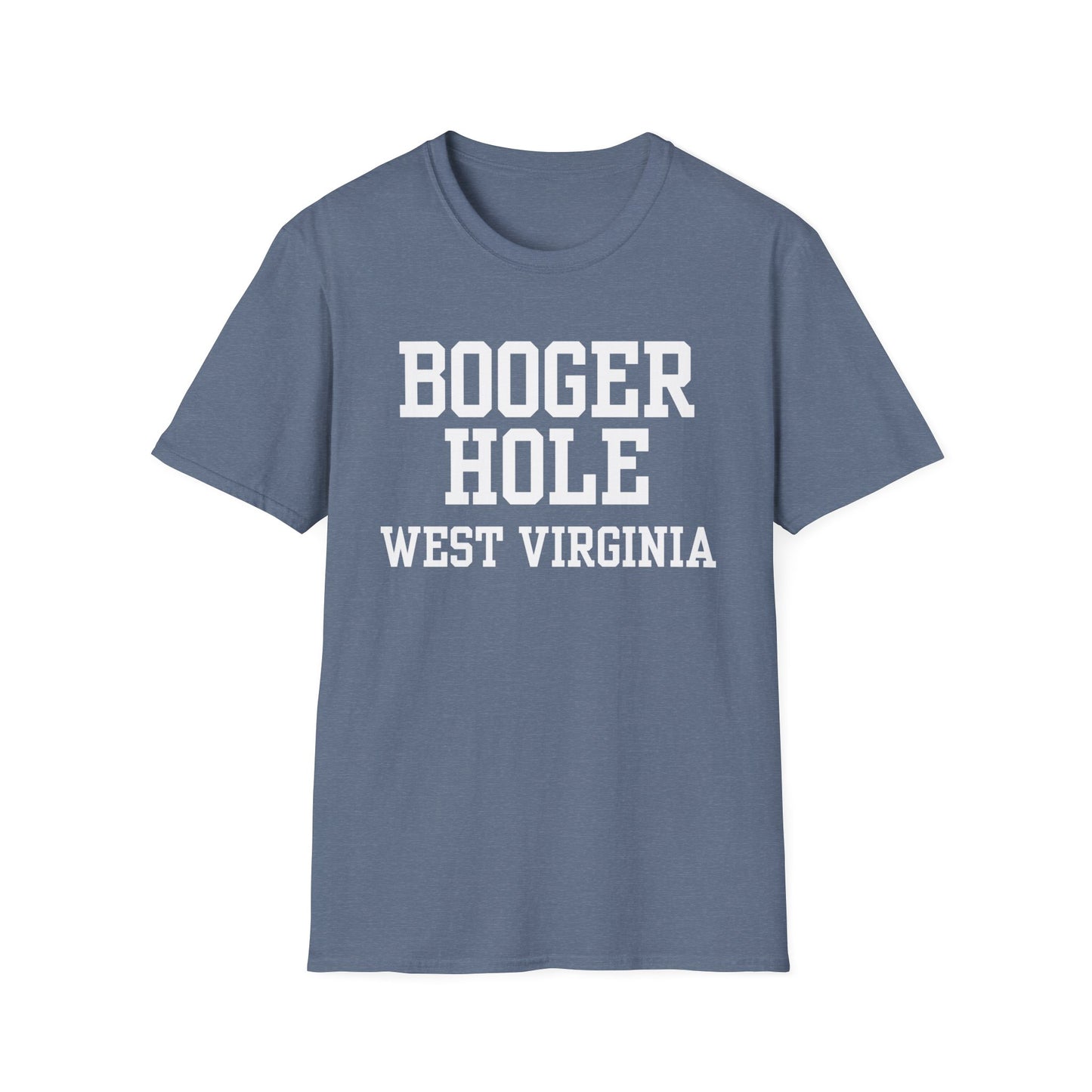 Booger Hole Funny City Name T-Shirt small town gift hometown humor ironic tee quirky place tee silly town tee weird town shirt gag gift tee