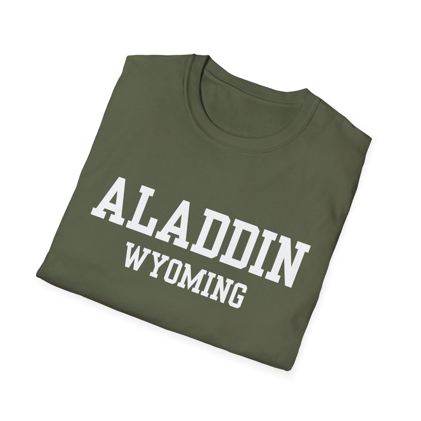 Aladdin Funny City Name T-Shirt silly town tee small town gift hometown humor novelty t-shirt gag gift tee travel gift tee weird town shirt
