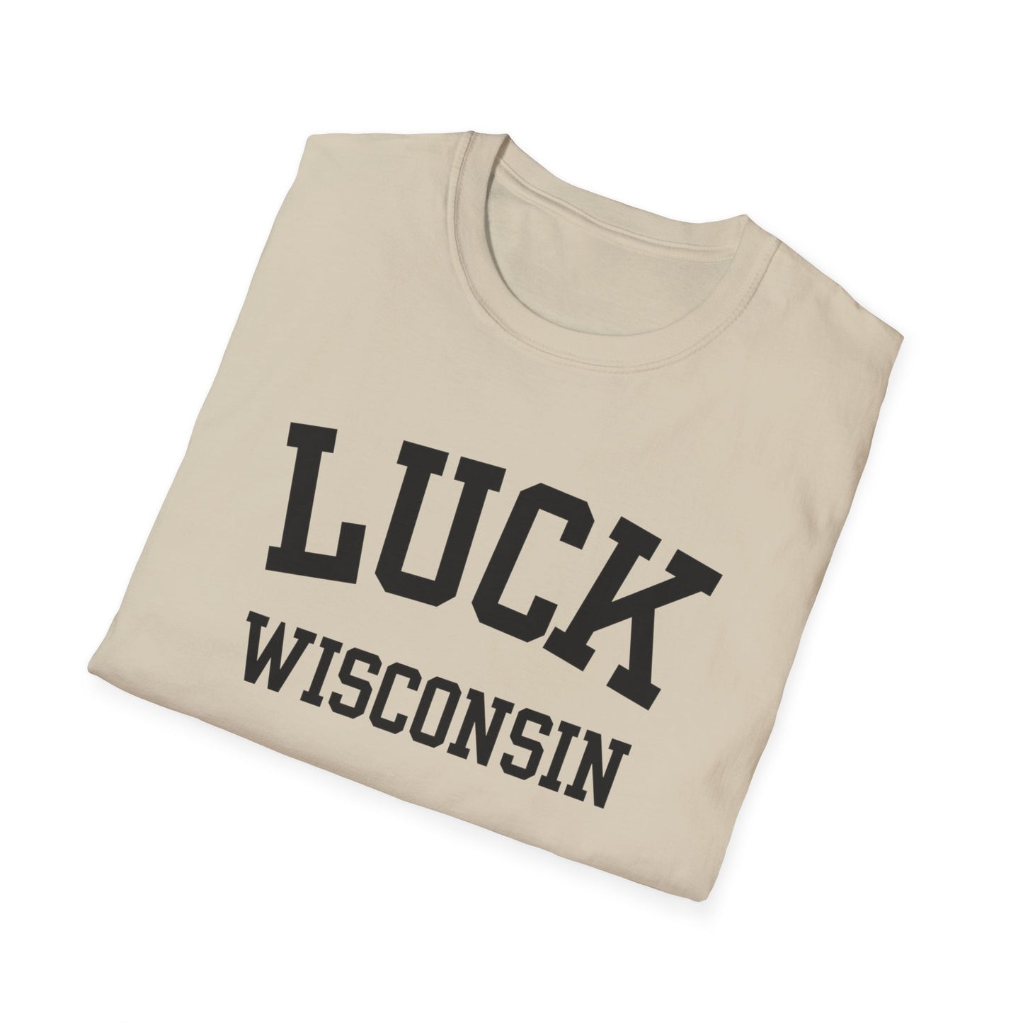 Luck Funny City Name T-Shirt small town gift travel gift tee gag gift tee quirky place tee novelty t-shirt funny city name local pride tee