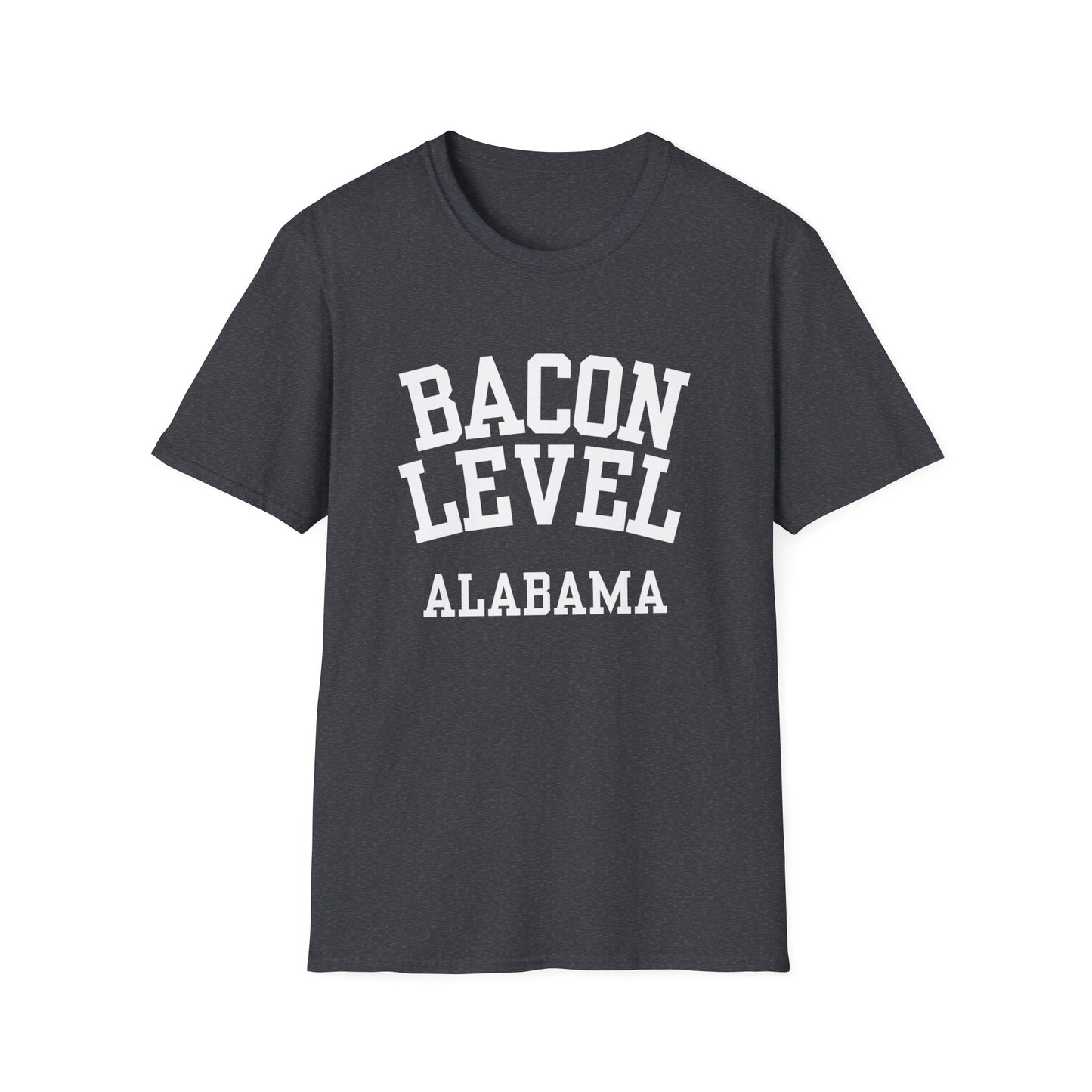 Bacon Level Funny City Name T-Shirt weird town shirt sarcastic shirt silly town tee local pride tee funny city name travel gift tee small town gift