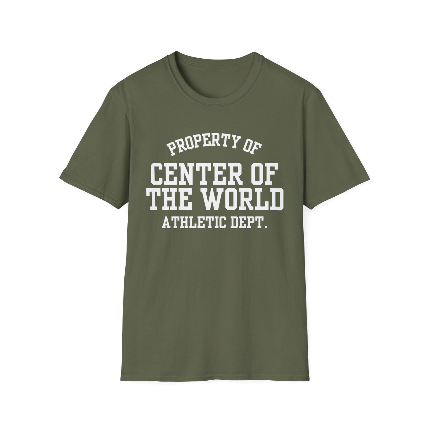 Center of the World Funny City Name T-Shirt local pride tee gag gift tee funny city name novelty t-shirt travel gift tee silly town tee small town gift