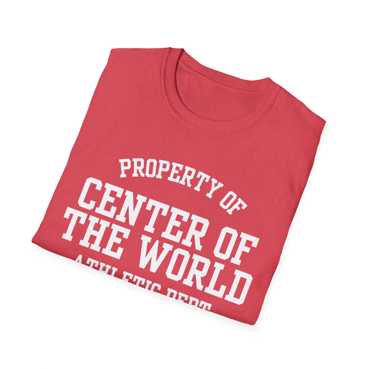 Center of the World Funny City Name T-Shirt local pride tee gag gift tee funny city name novelty t-shirt travel gift tee silly town tee small town gift