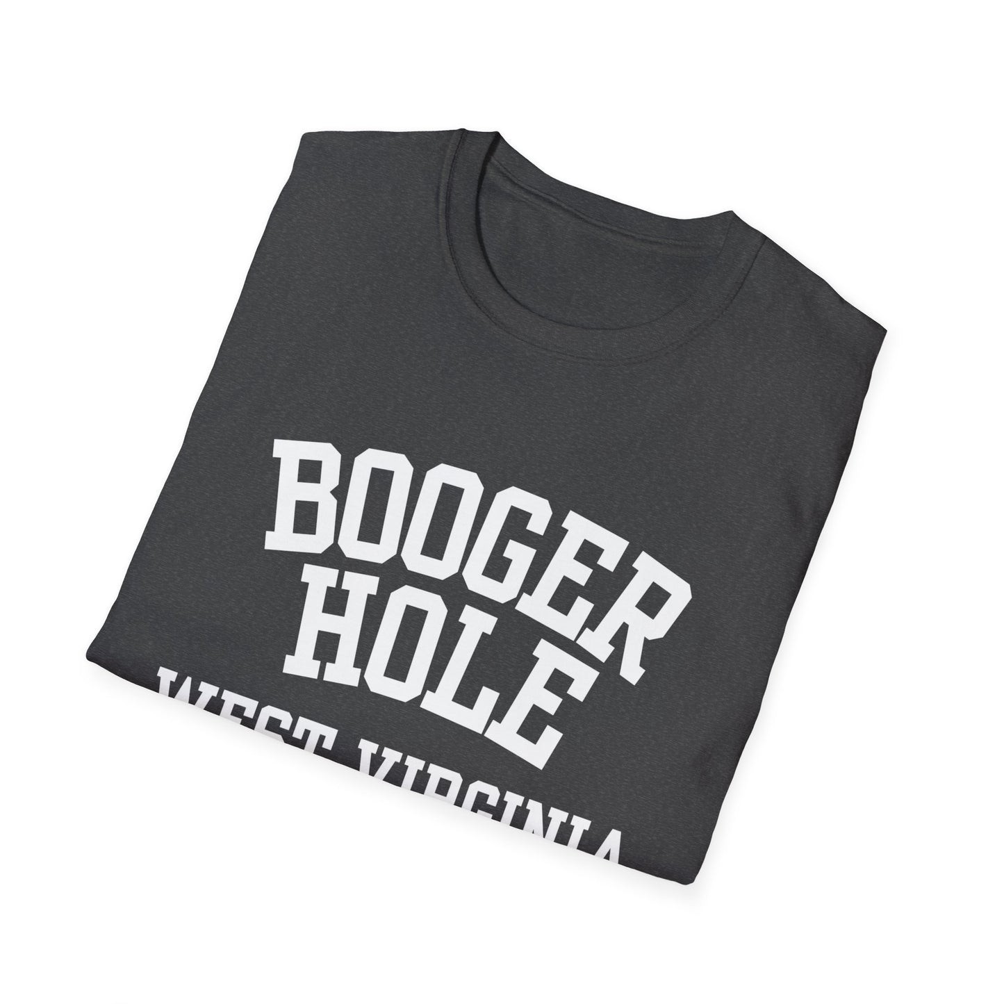 Booger Hole Funny City Name T-Shirt novelty t-shirt ironic tee quirky place tee hometown humor silly town tee custom city tee local pride tee