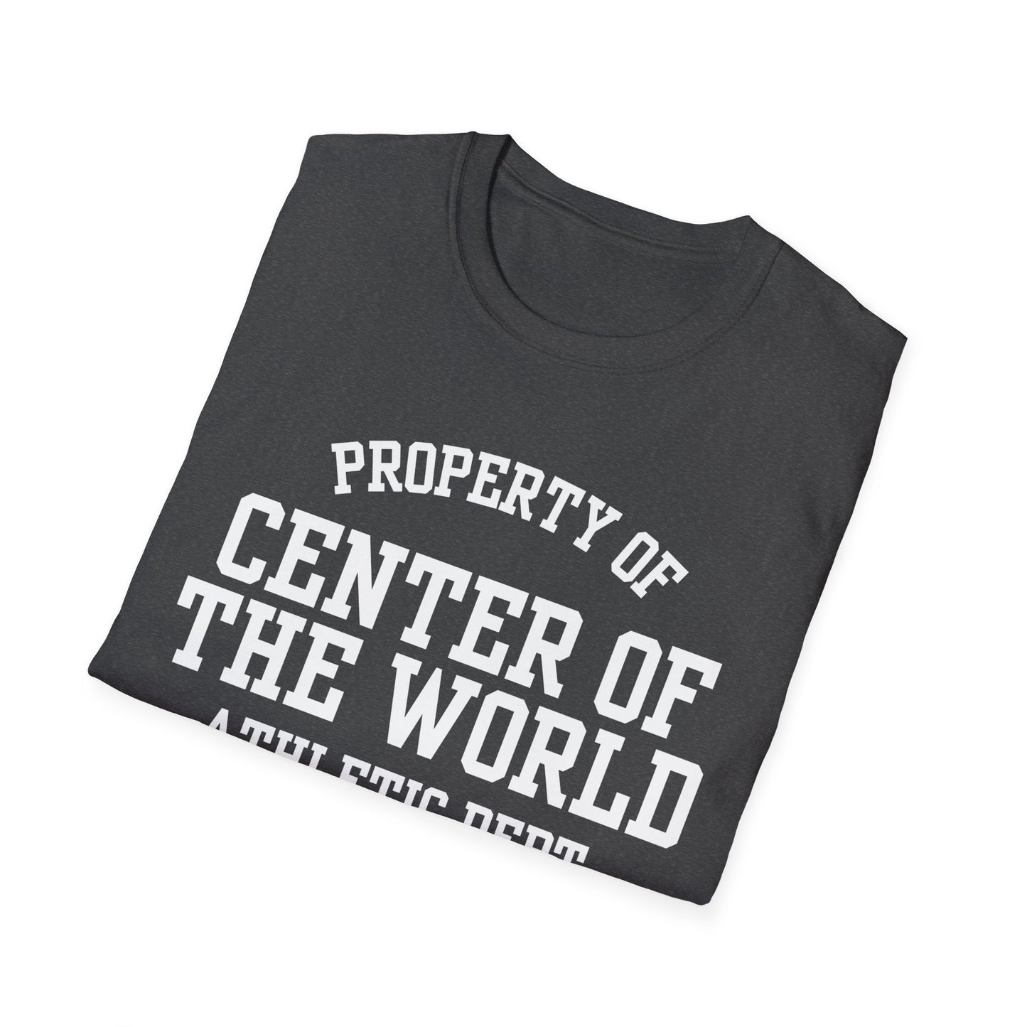 Center of the World Funny City Name T-Shirt local pride tee gag gift tee funny city name novelty t-shirt travel gift tee silly town tee small town gift