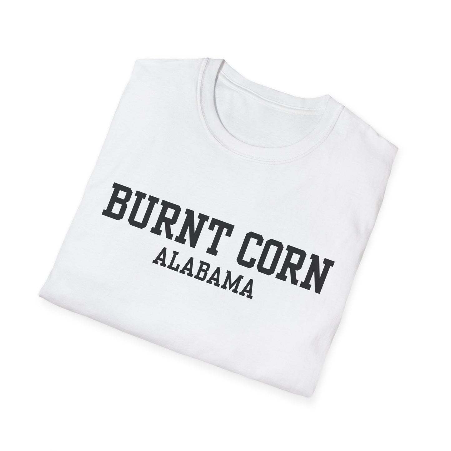 Burnt Corn Funny City Name T-Shirt novelty t-shirt for adults custom city t-shirt gift for travelers funny city name shirt road trip souvenir shirt