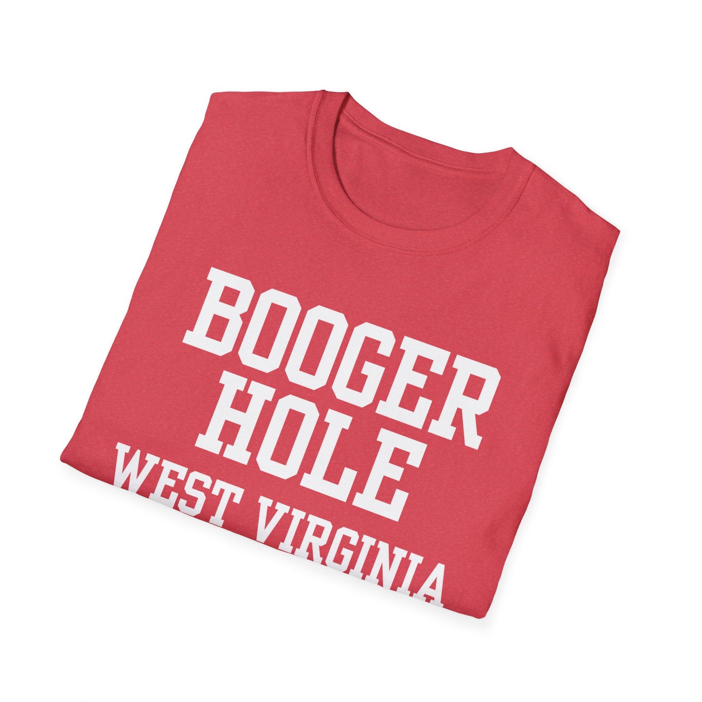 Booger Hole Funny City Name T-Shirt small town gift hometown humor ironic tee quirky place tee silly town tee weird town shirt gag gift tee