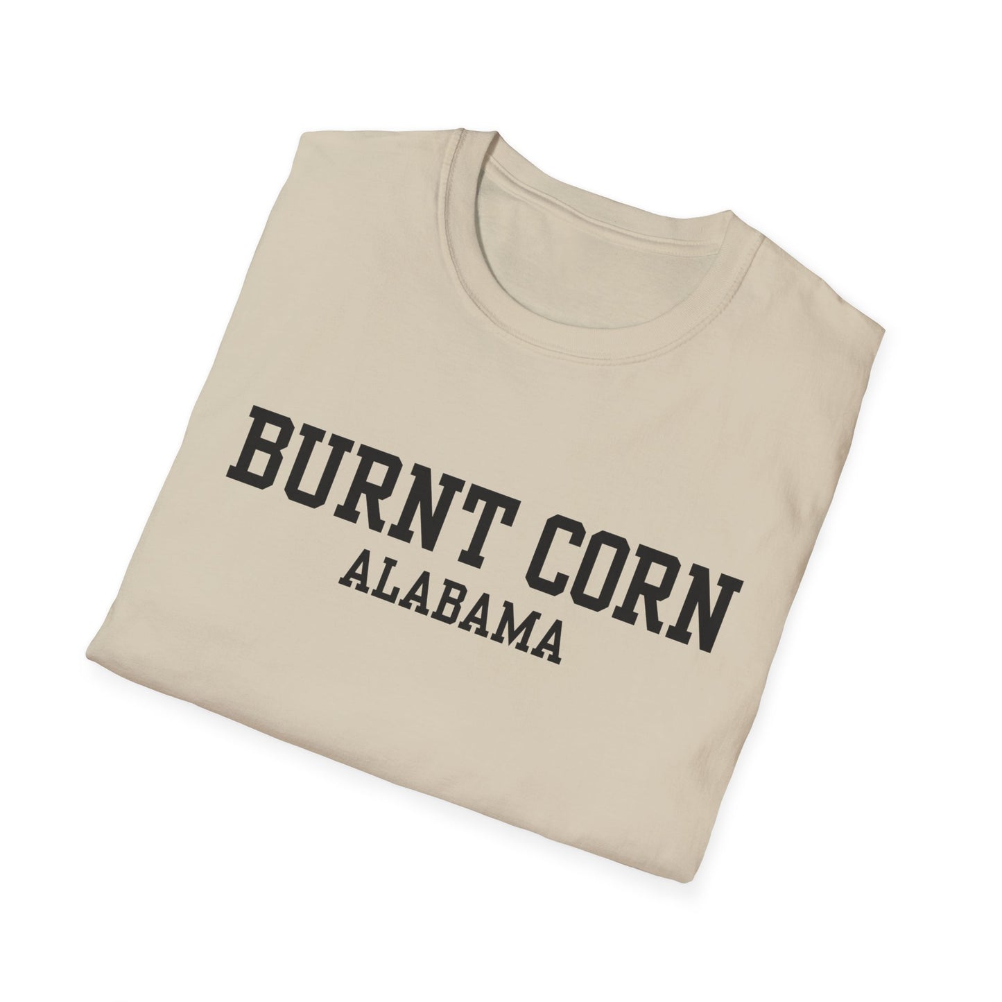 Burnt Corn Funny City Name T-Shirt novelty t-shirt for adults custom city t-shirt gift for travelers funny city name shirt road trip souvenir shirt