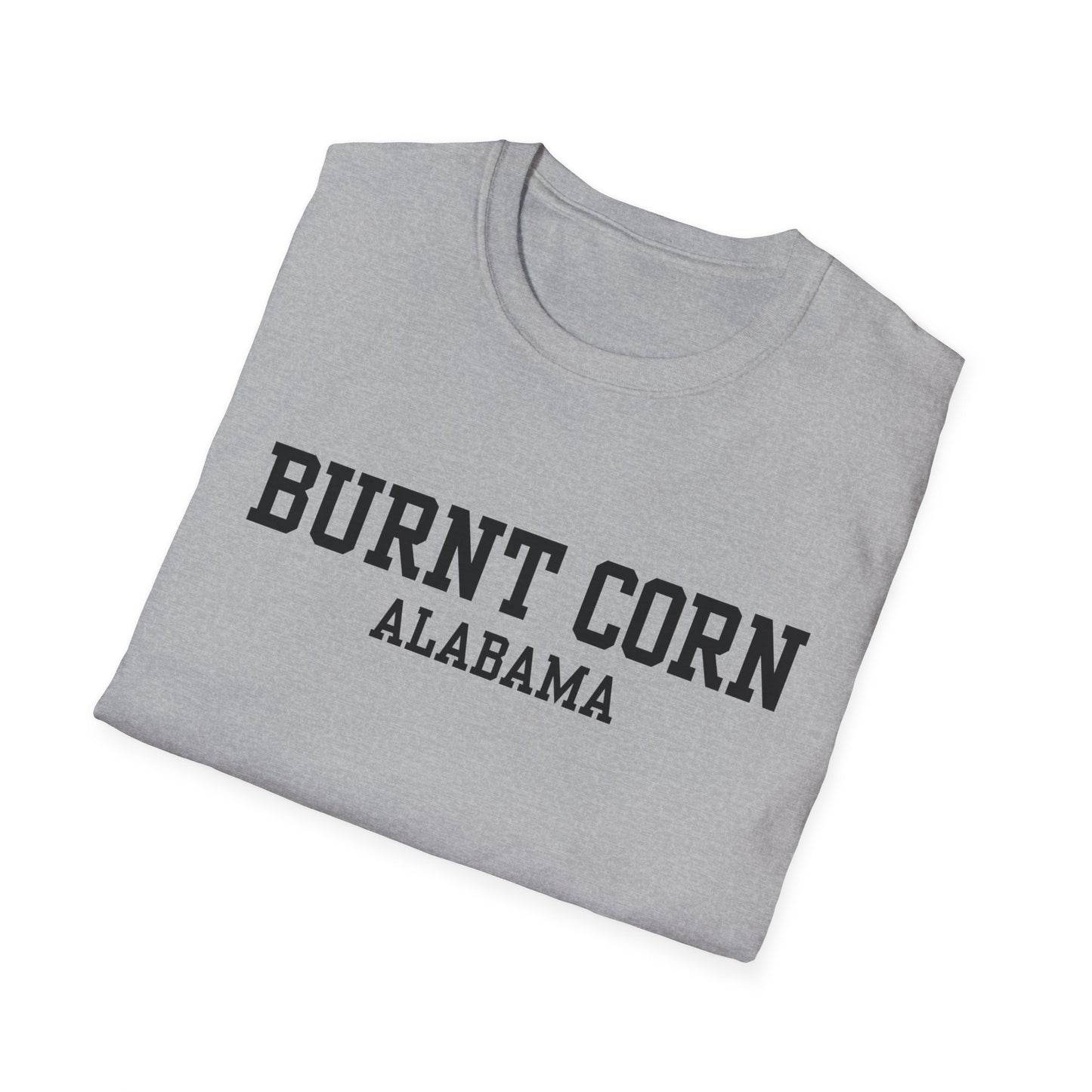 Burnt Corn Funny City Name T-Shirt novelty t-shirt for adults custom city t-shirt gift for travelers funny city name shirt road trip souvenir shirt