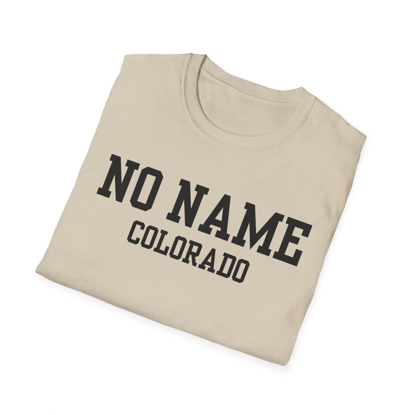 No Name Funny City Name T-Shirt hometown humor quirky place tee local pride tee weird town shirt custom city tee novelty t-shirt