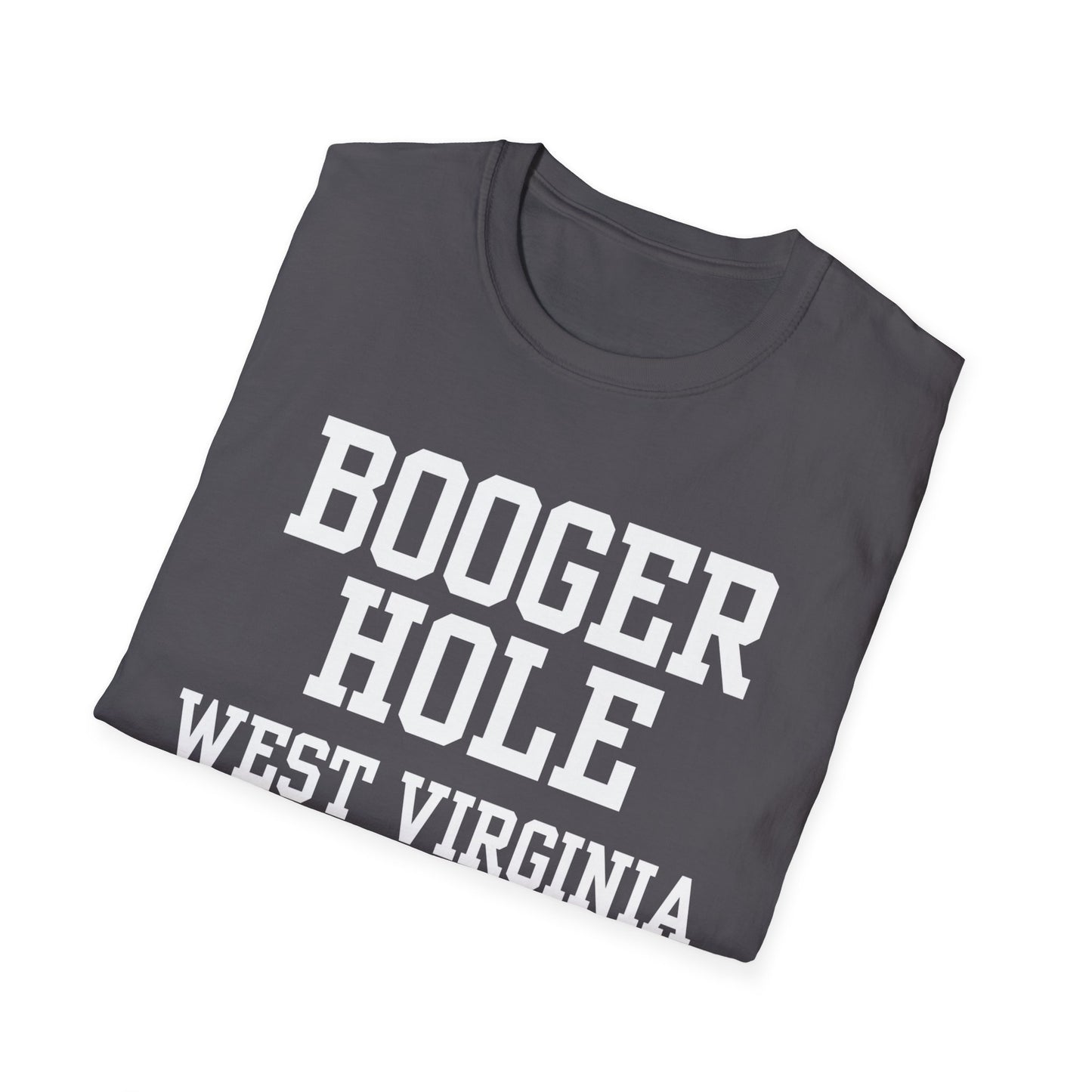 Booger Hole Funny City Name T-Shirt small town gift hometown humor ironic tee quirky place tee silly town tee weird town shirt gag gift tee