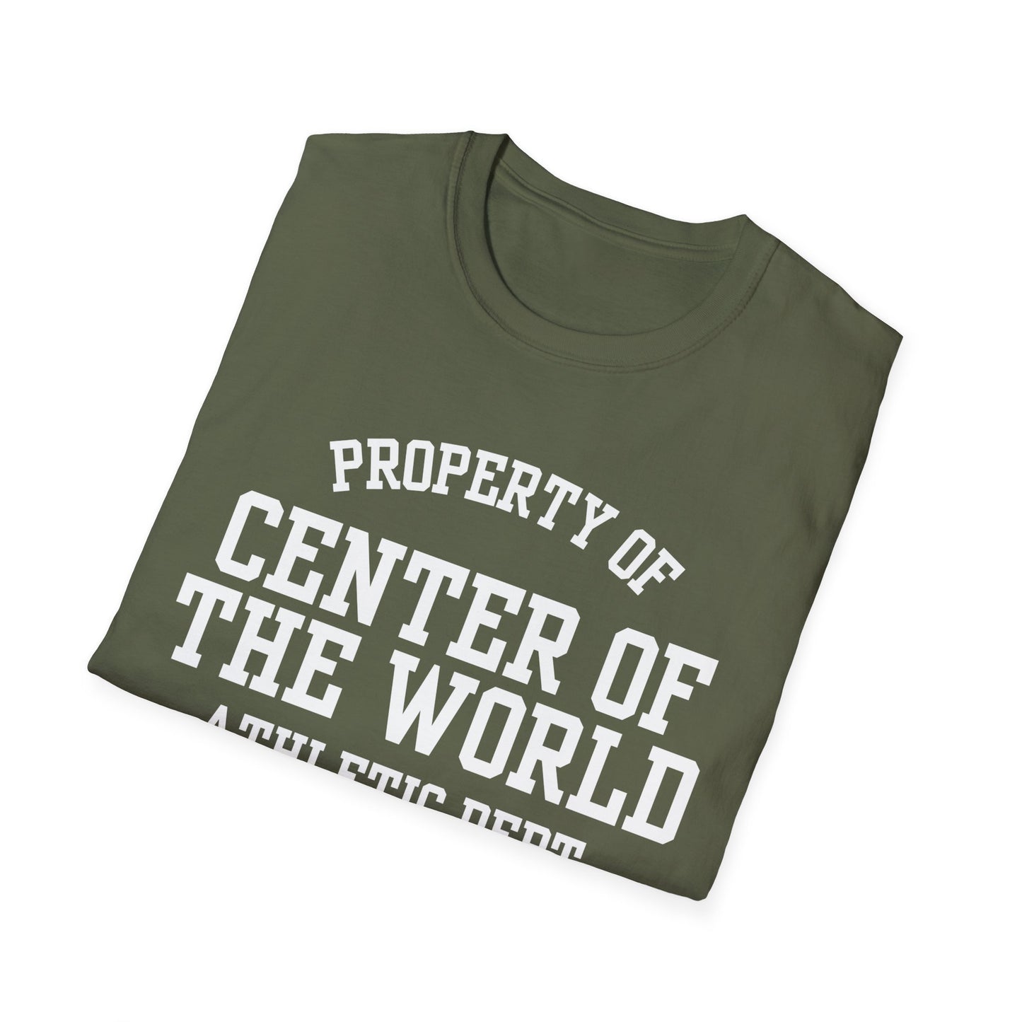 Center of the World Funny City Name T-Shirt local pride tee gag gift tee funny city name novelty t-shirt travel gift tee silly town tee small town gift