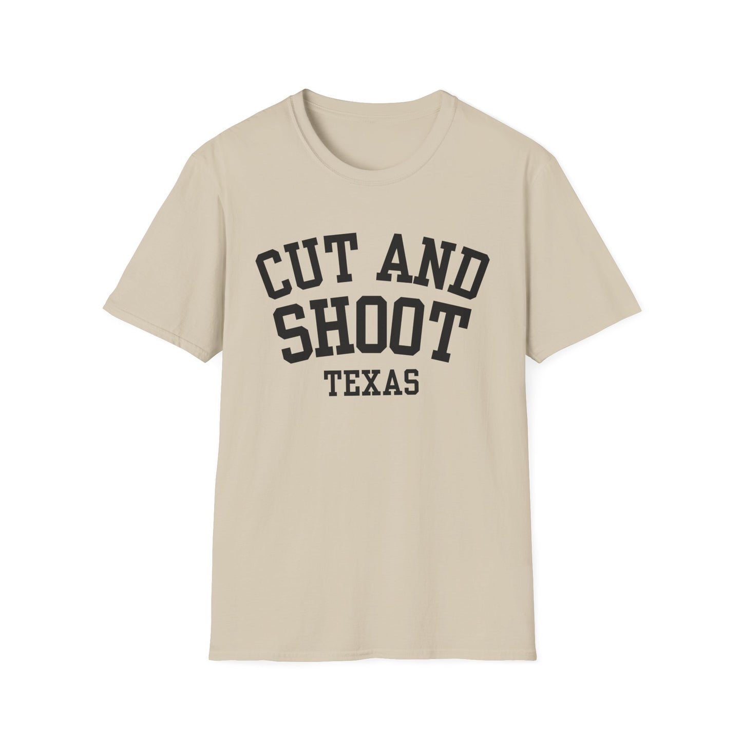 Cut and Shoot Funny City Name T-Shirt custom city tee weird town shirt travel gift tee small town gift ironic tee hometown humor