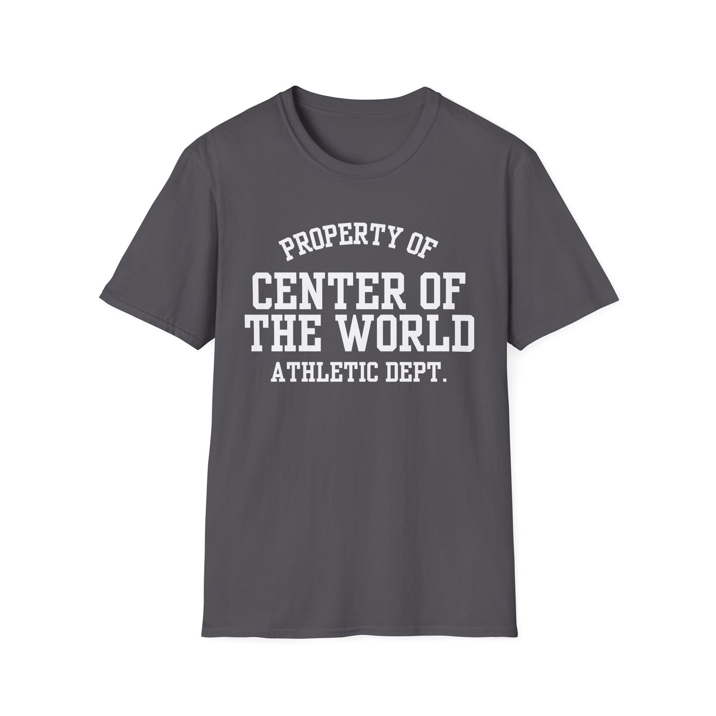Center of the World Funny City Name T-Shirt local pride tee gag gift tee funny city name novelty t-shirt travel gift tee silly town tee small town gift