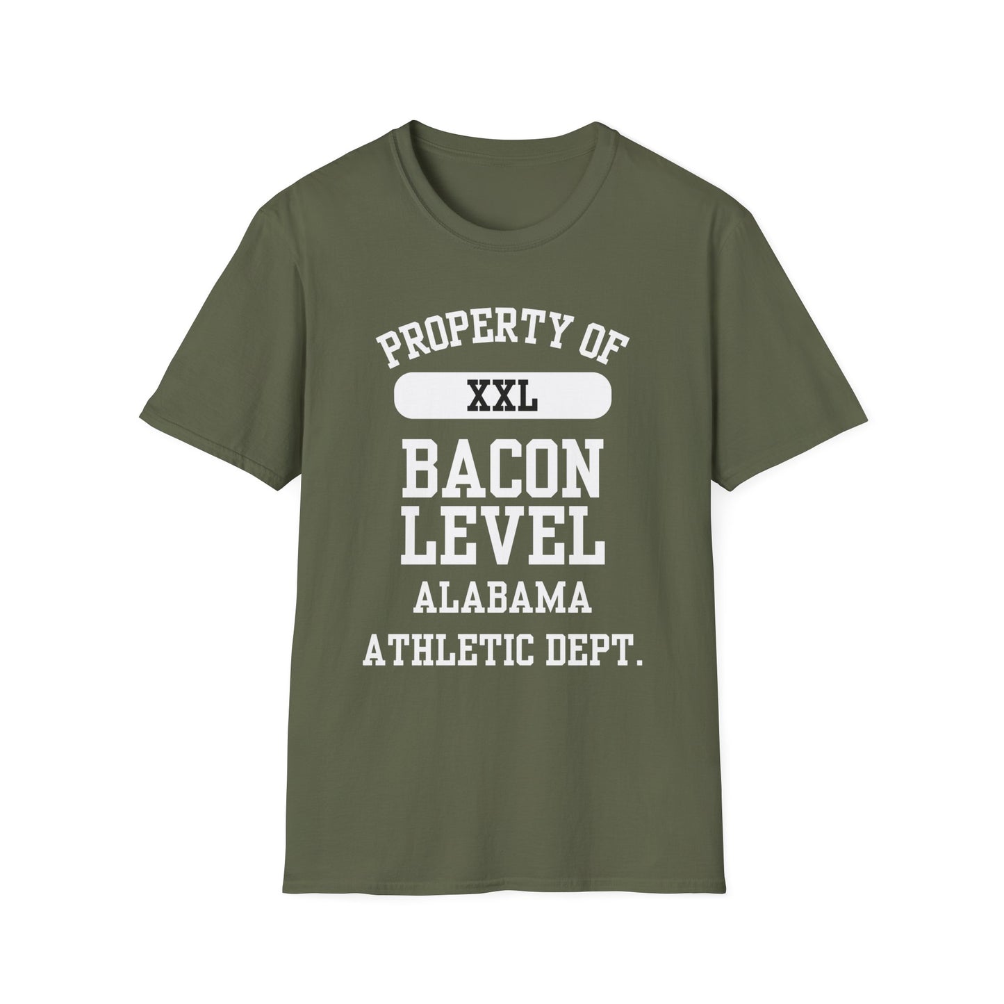 Bacon Level Funny City Name T-Shirt sarcastic shirt custom city tee quirky place tee travel gift tee funny city name silly town tee novelty t-shirt