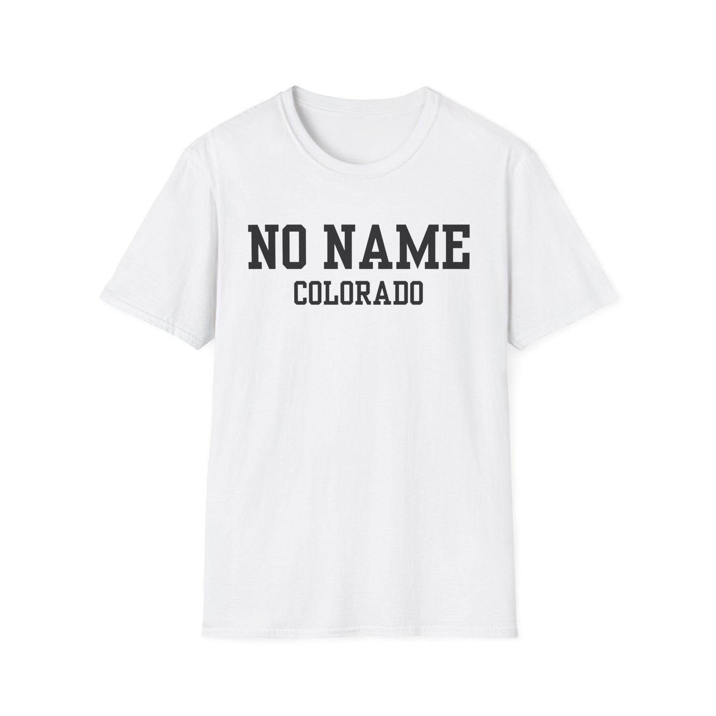 No Name Funny City Name T-Shirt hometown humor quirky place tee local pride tee weird town shirt custom city tee novelty t-shirt