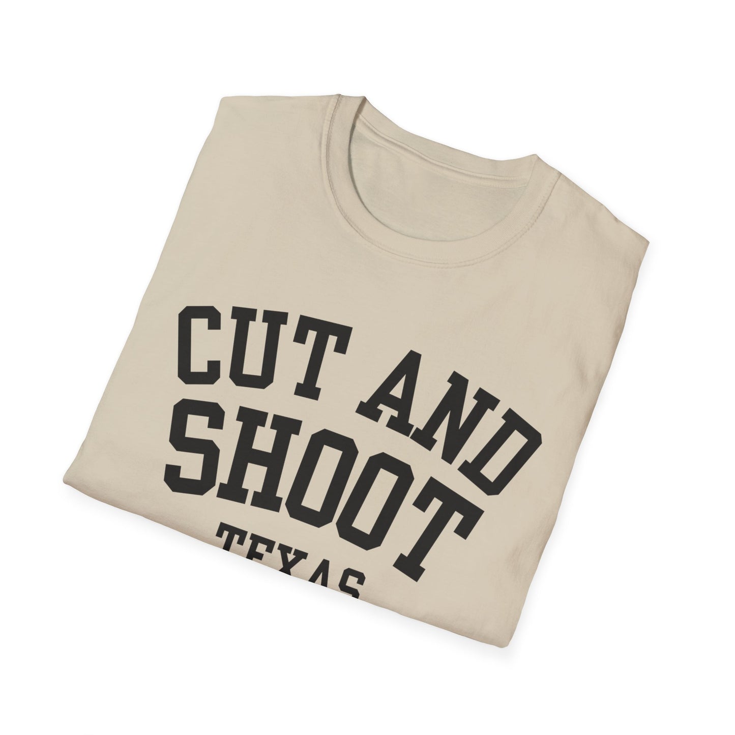 Cut and Shoot Funny City Name T-Shirt custom city tee weird town shirt travel gift tee small town gift ironic tee hometown humor