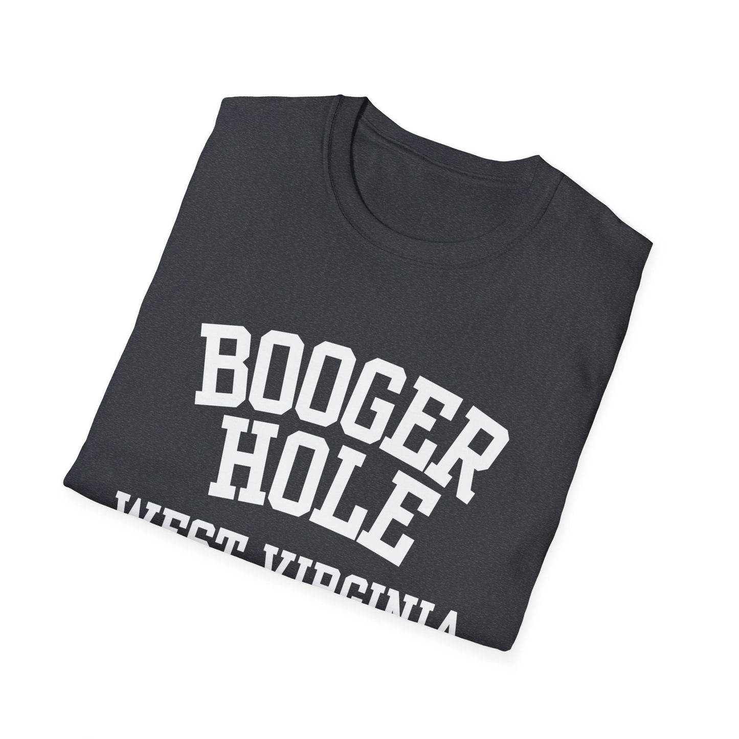 Booger Hole Funny City Name T-Shirt novelty t-shirt ironic tee quirky place tee hometown humor silly town tee custom city tee local pride tee