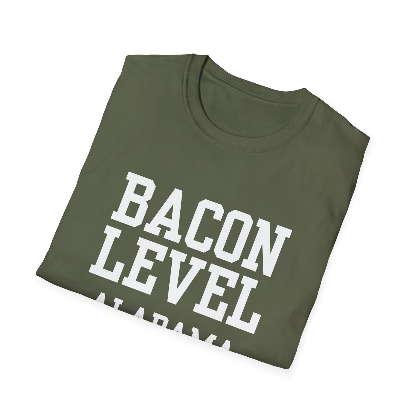 Bacon Level Funny City Name T-Shirt travel gift tee custom city tee novelty t-shirt silly town tee hometown humor gag gift tee sarcastic shirt