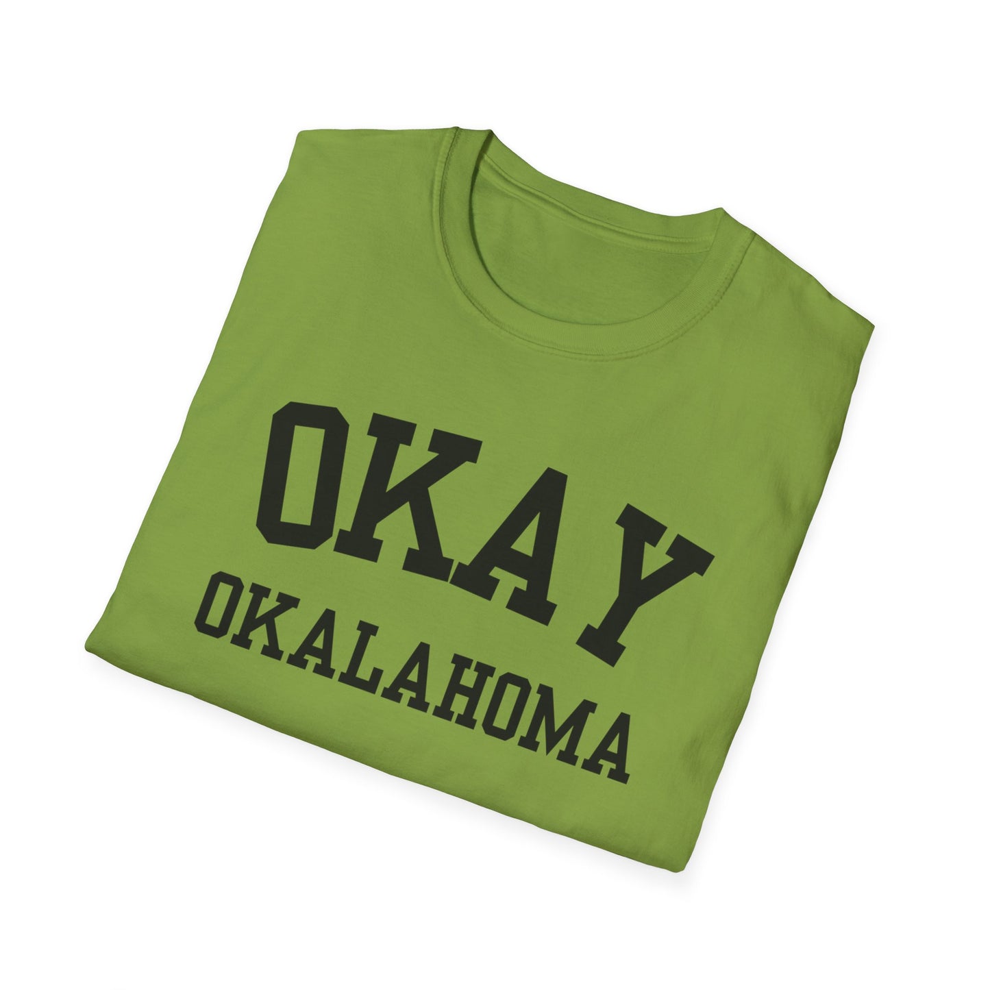 Okay Funny City Name T-Shirt sarcastic graphic tee novelty t-shirt for adults quirky town shirt hometown pride shirt unisex funny shirt
