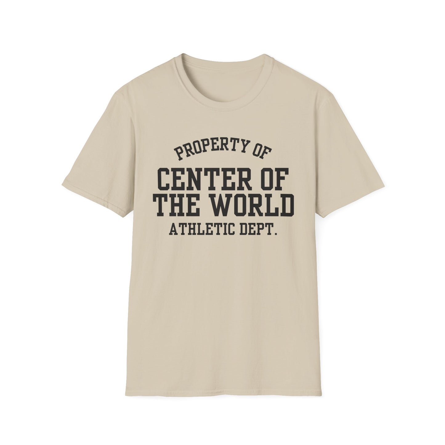 Center of the World Funny City Name T-Shirt sarcastic graphic tee road trip souvenir shirt novelty t-shirt for adults funny city name shirt unisex funny shirt