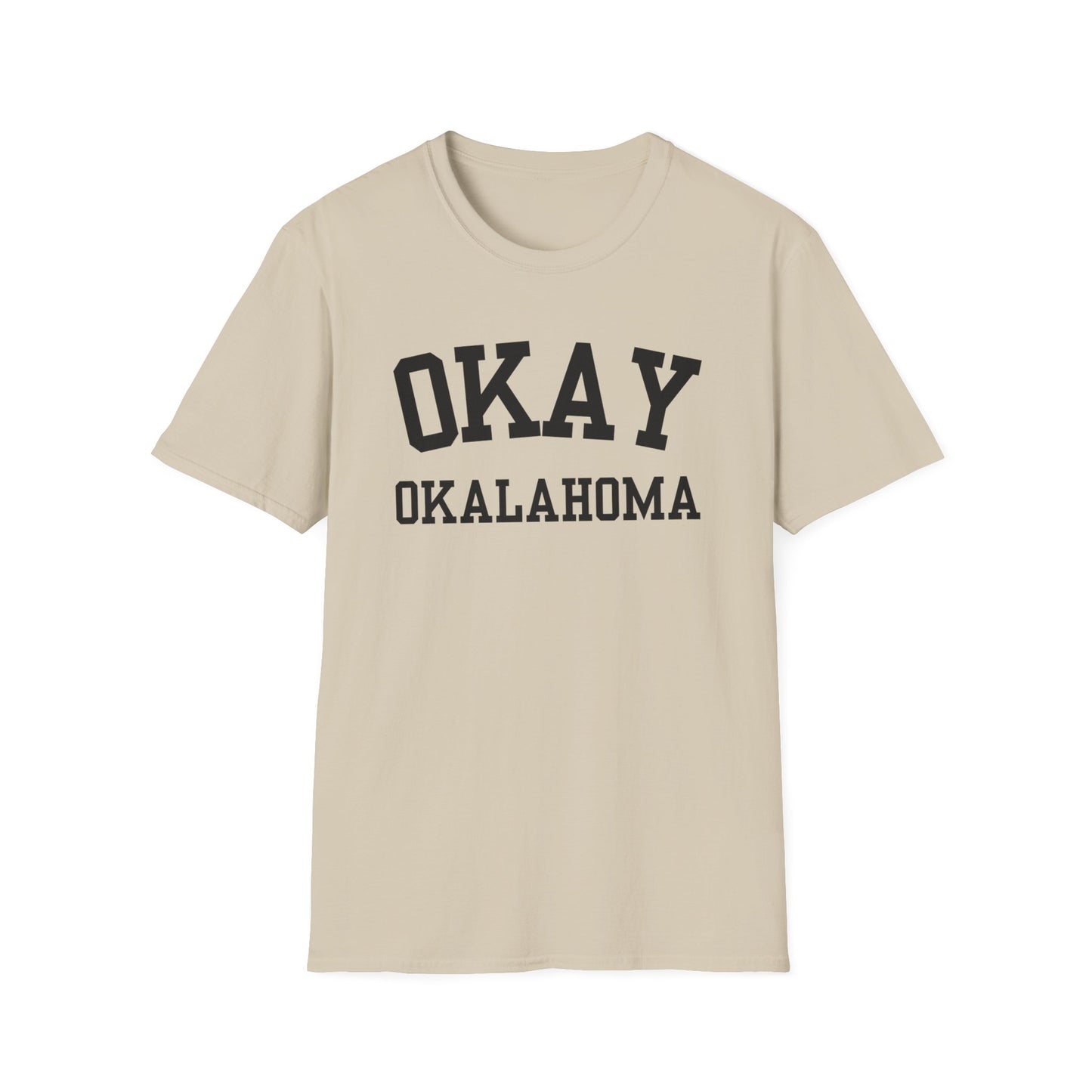 Okay Funny City Name T-Shirt sarcastic graphic tee novelty t-shirt for adults quirky town shirt hometown pride shirt unisex funny shirt