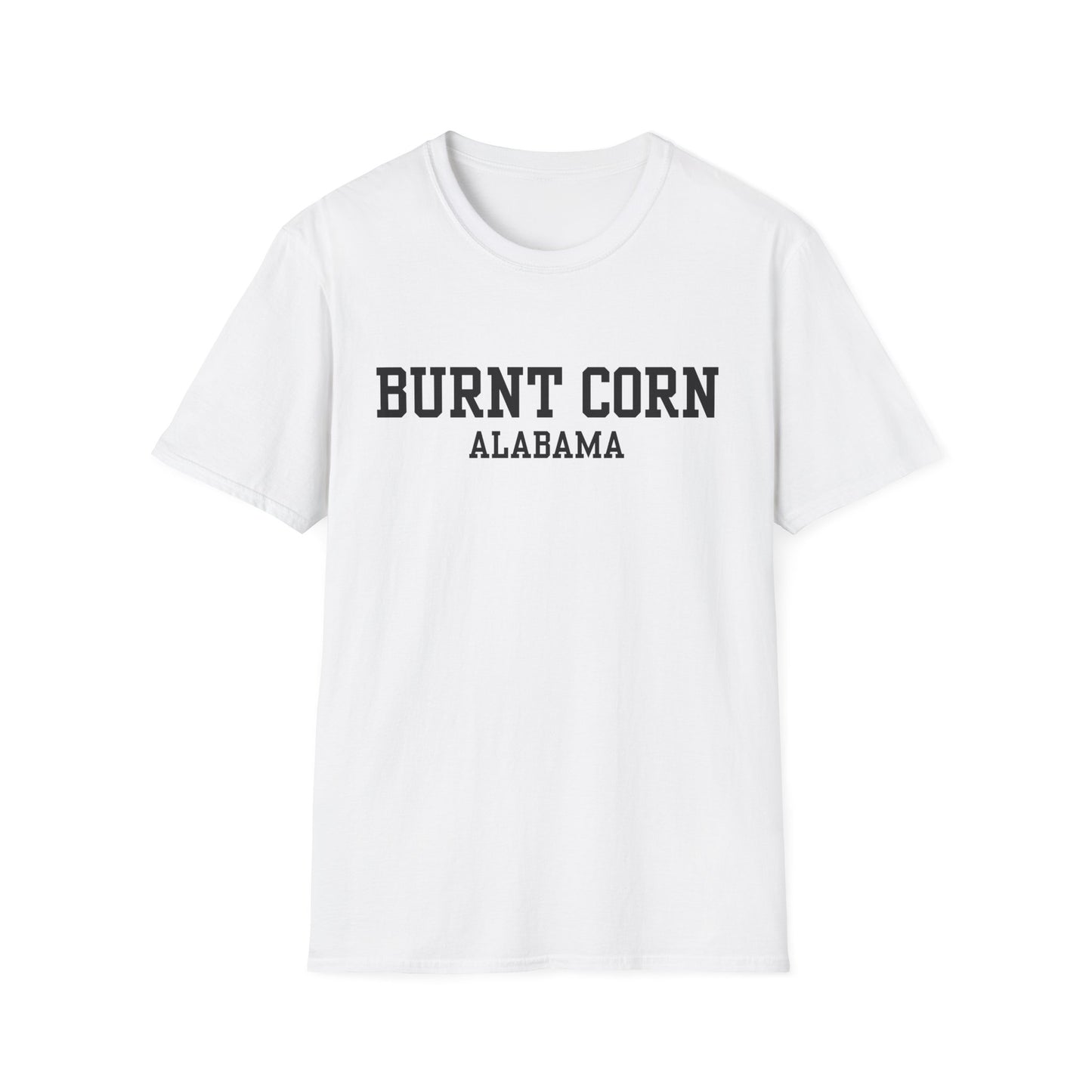 Burnt Corn Funny City Name T-Shirt novelty t-shirt for adults custom city t-shirt gift for travelers funny city name shirt road trip souvenir shirt