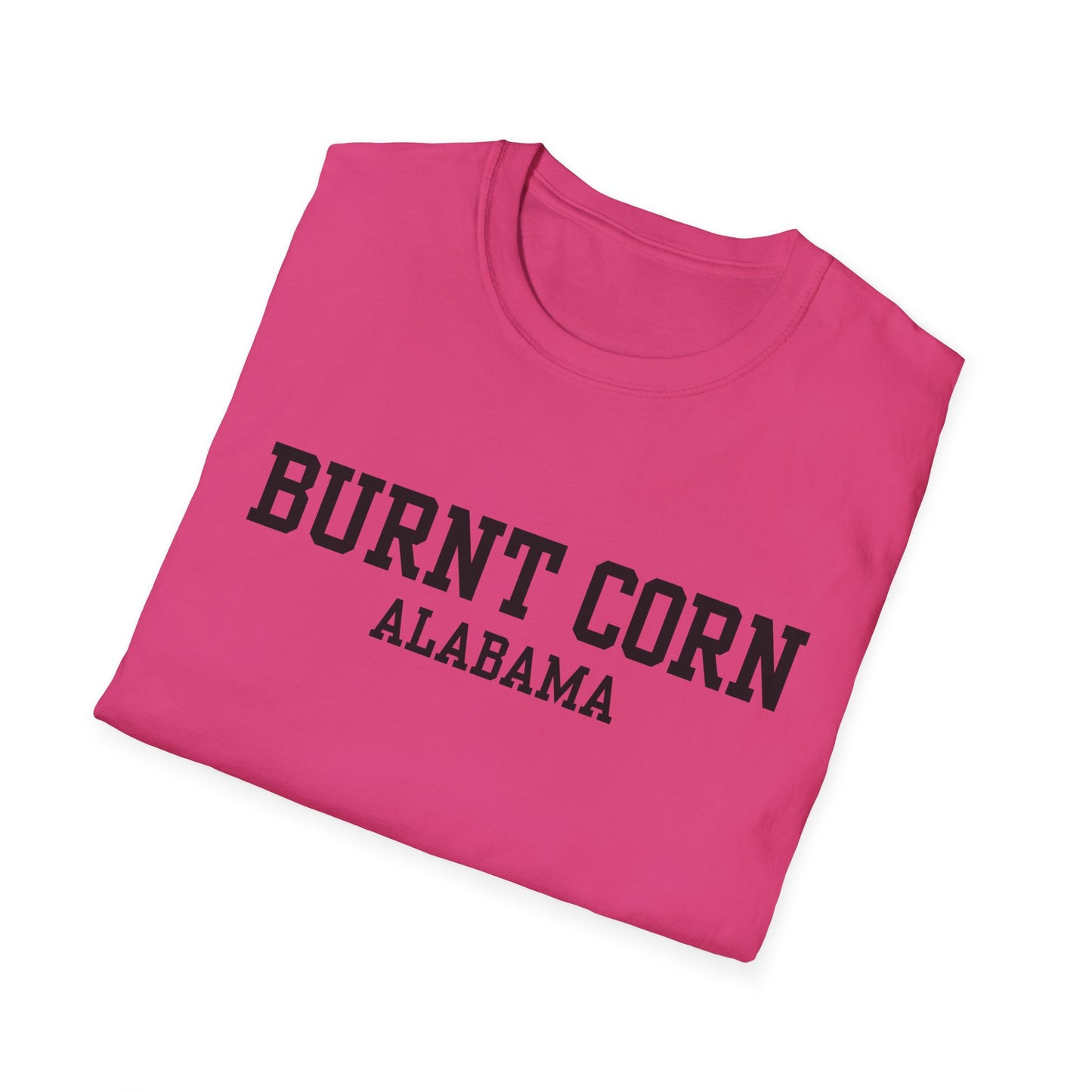 Burnt Corn Funny City Name T-Shirt novelty t-shirt for adults custom city t-shirt gift for travelers funny city name shirt road trip souvenir shirt