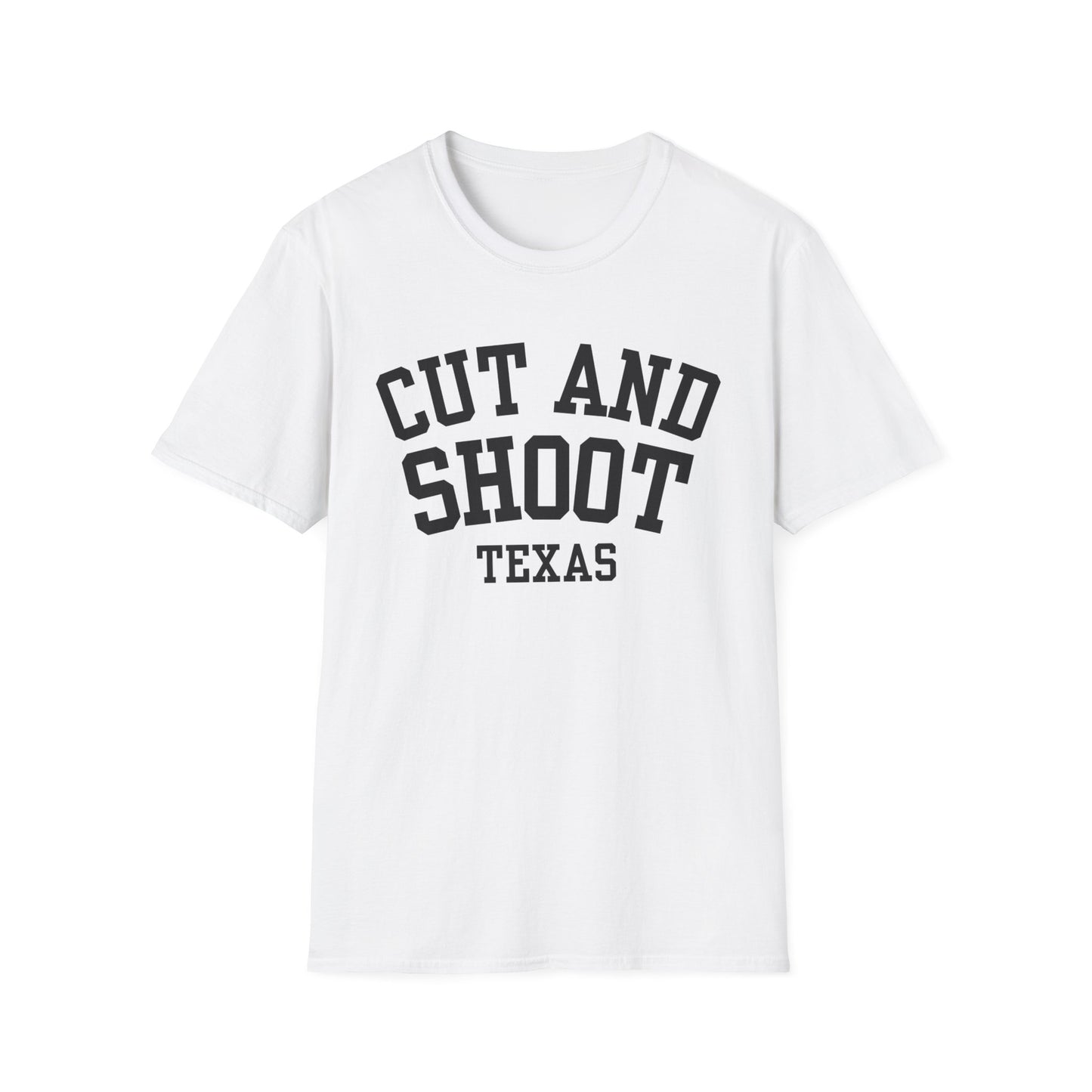 Cut and Shoot Funny City Name T-Shirt custom city tee weird town shirt travel gift tee small town gift ironic tee hometown humor