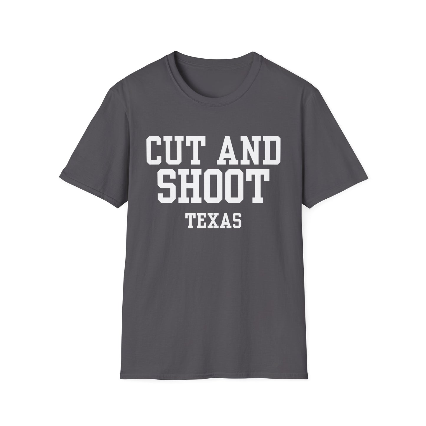 Cut and Shoot Funny City Name T-Shirt travel gift tee funny city name ironic tee small town gift gag gift tee novelty t-shirt sarcastic shirt