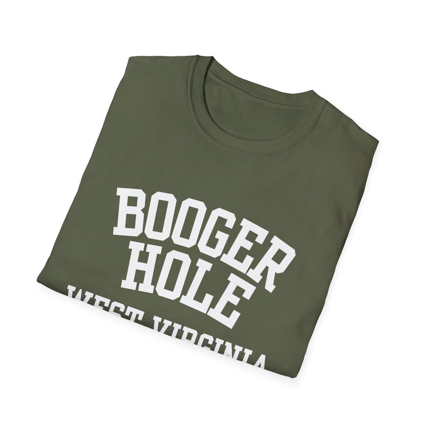 Booger Hole Funny City Name T-Shirt novelty t-shirt ironic tee quirky place tee hometown humor silly town tee custom city tee local pride tee