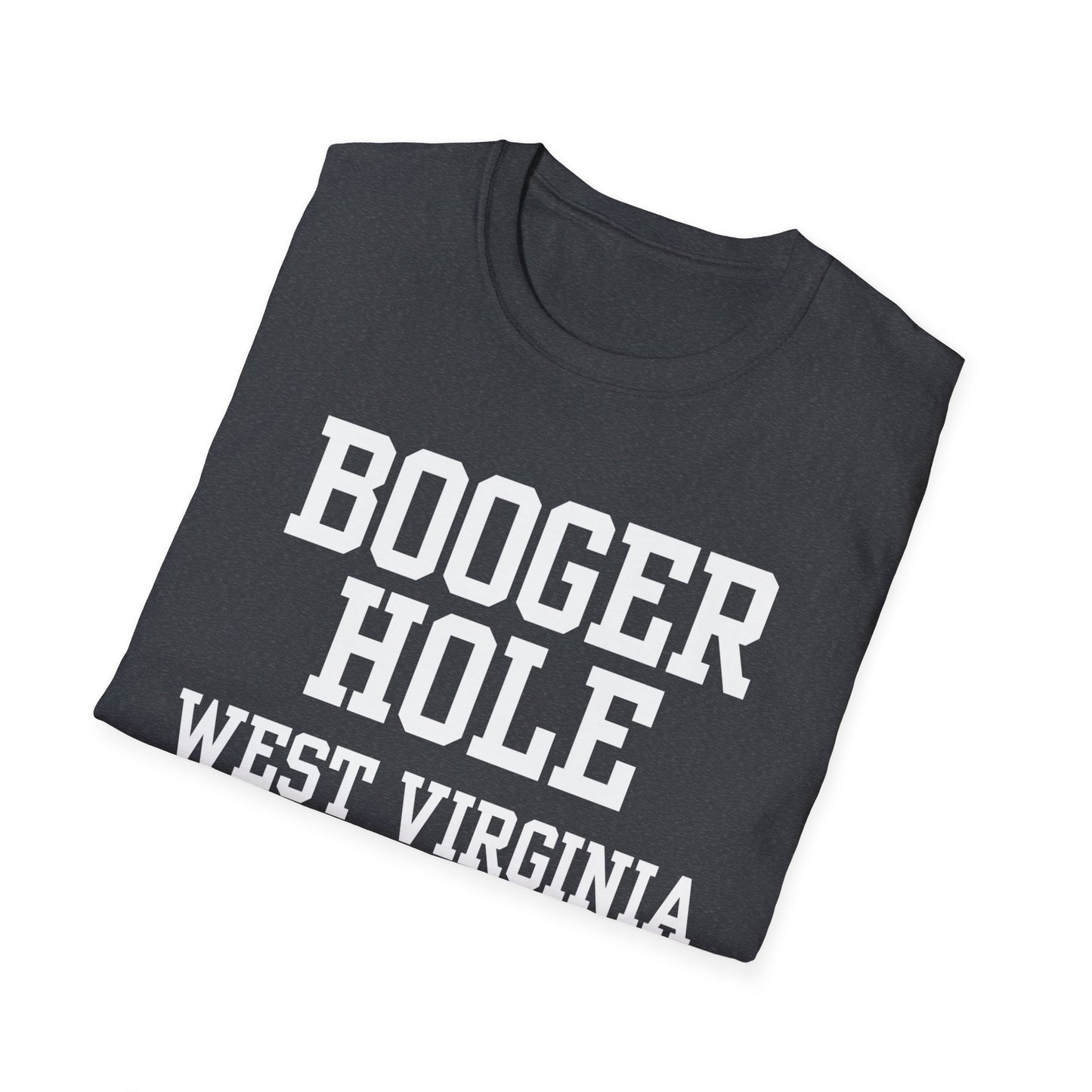 Booger Hole Funny City Name T-Shirt small town gift hometown humor ironic tee quirky place tee silly town tee weird town shirt gag gift tee