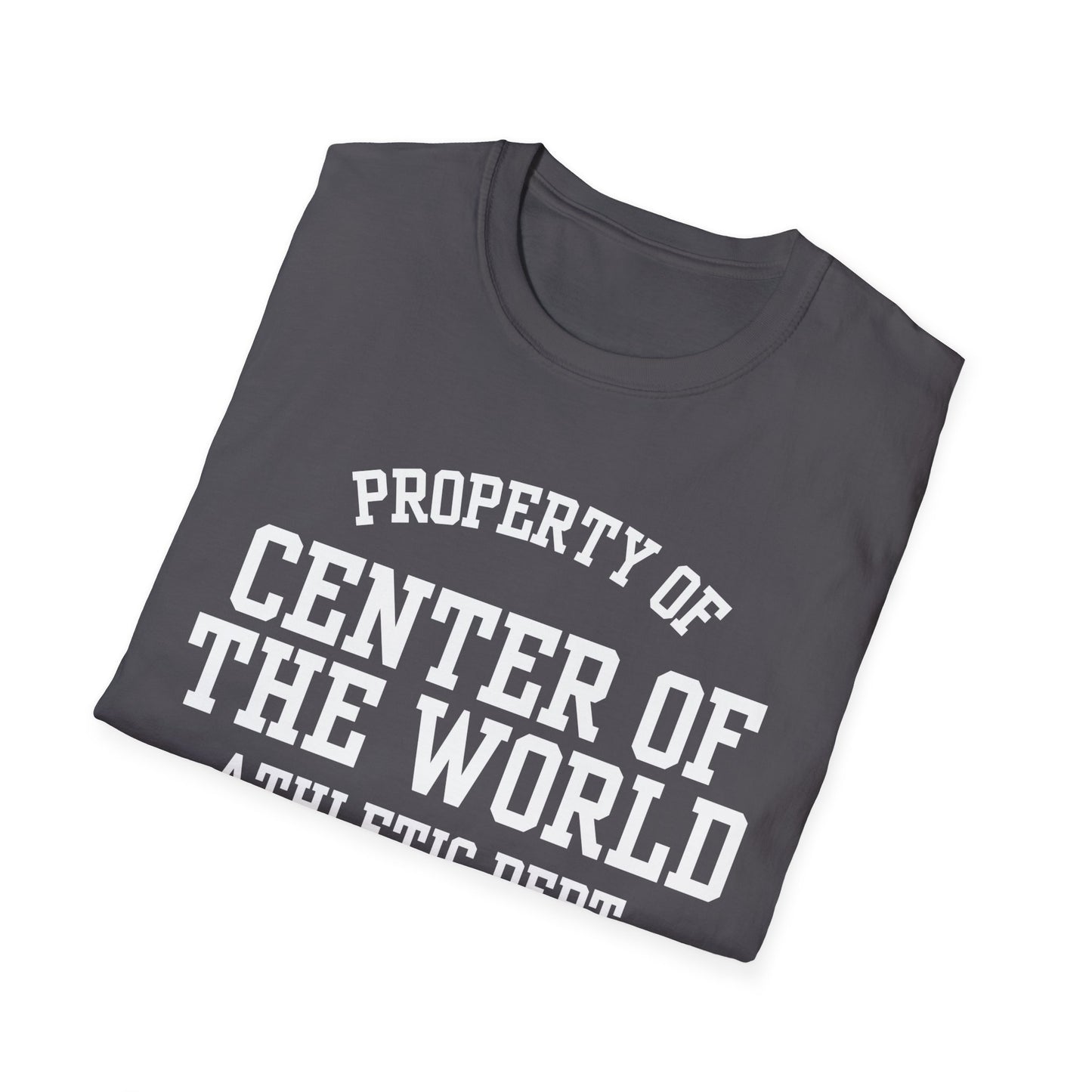 Center of the World Funny City Name T-Shirt local pride tee gag gift tee funny city name novelty t-shirt travel gift tee silly town tee small town gift