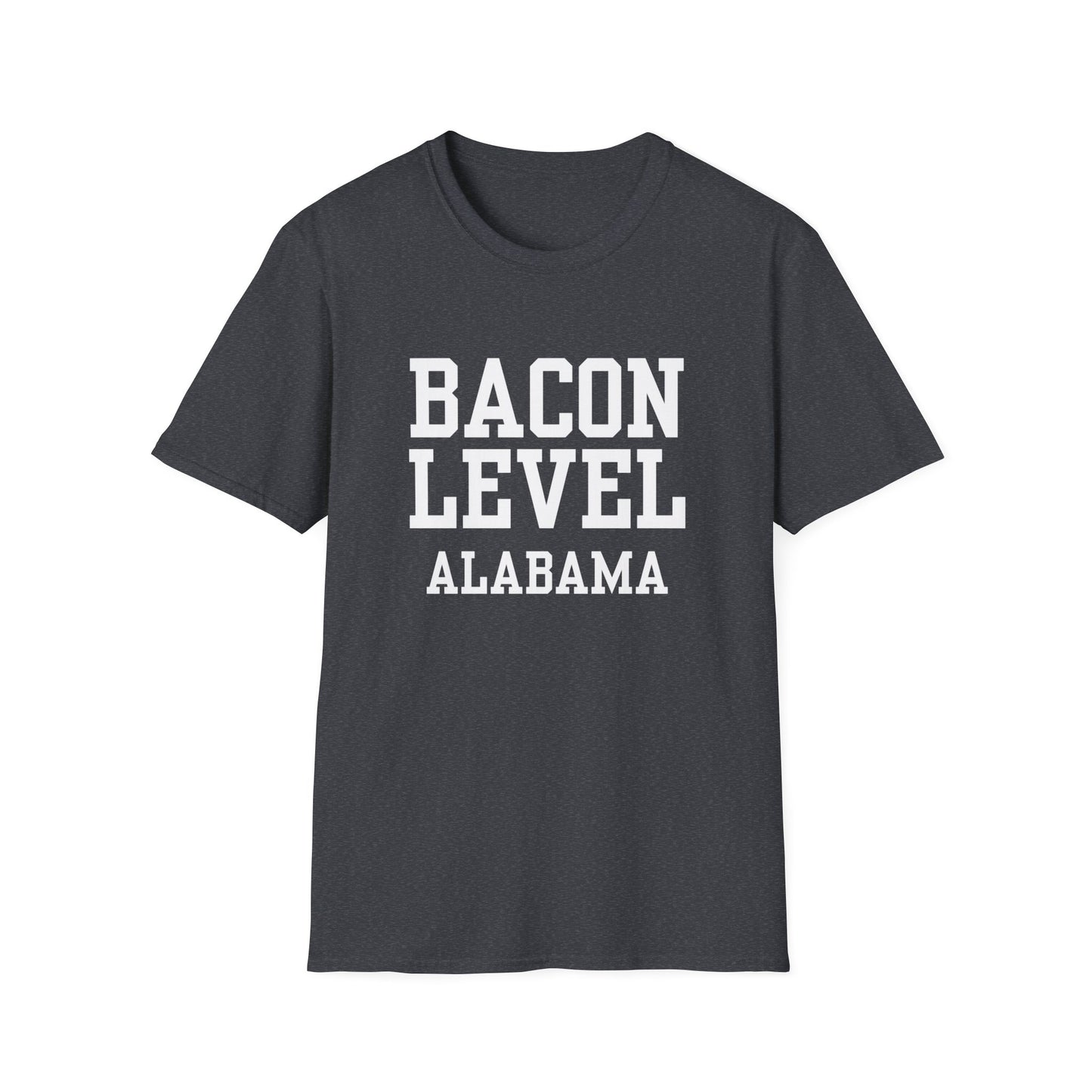 Bacon Level Funny City Name T-Shirt travel gift tee custom city tee novelty t-shirt silly town tee hometown humor gag gift tee sarcastic shirt