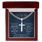 Cuban Link Cross Necklace