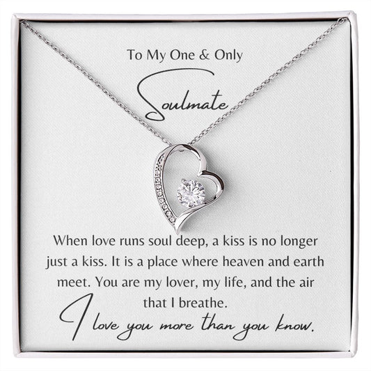 Forever Love Necklace My One & Only Soulmate | Forever Love Necklace