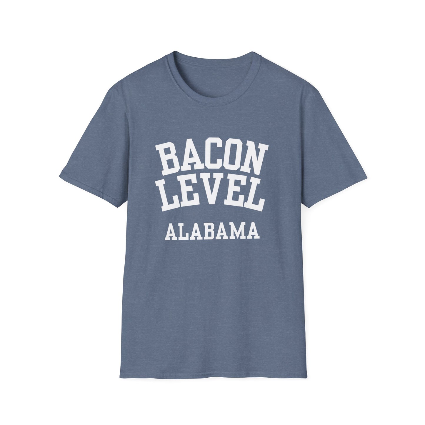 Bacon Level Funny City Name T-Shirt weird town shirt sarcastic shirt silly town tee local pride tee funny city name travel gift tee small town gift