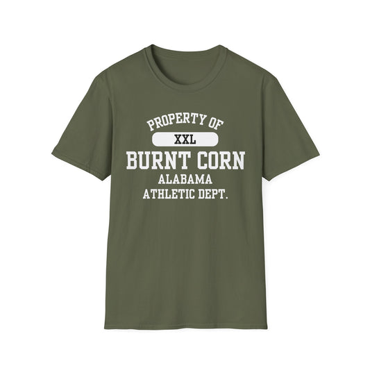 Burnt Corn Funny City Name T-Shirt novelty t-shirt gag gift tee hometown humor local pride tee funny city name quirky place tee silly town tee