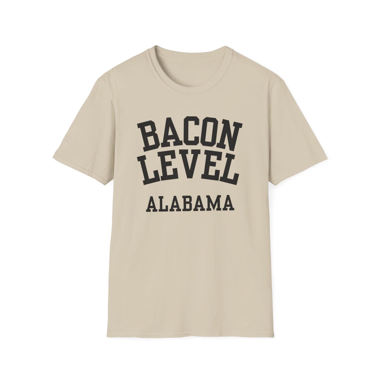 Bacon Level Funny City Name T-Shirt sarcastic graphic tee quirky town shirt funny city name shirt unisex funny shirt custom city t-shirt