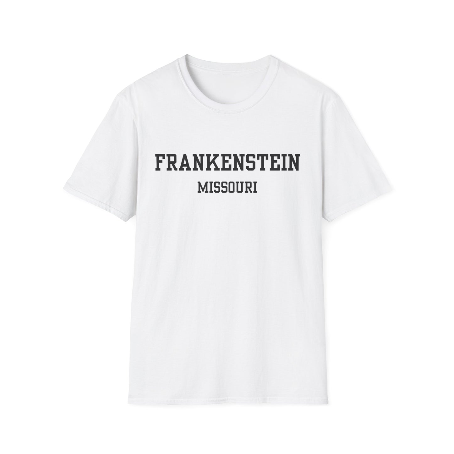 Frankenstein Funny City Name T-Shirt unisex funny shirt hometown pride shirt road trip souvenir shirt retro city name shirt gift for travelers
