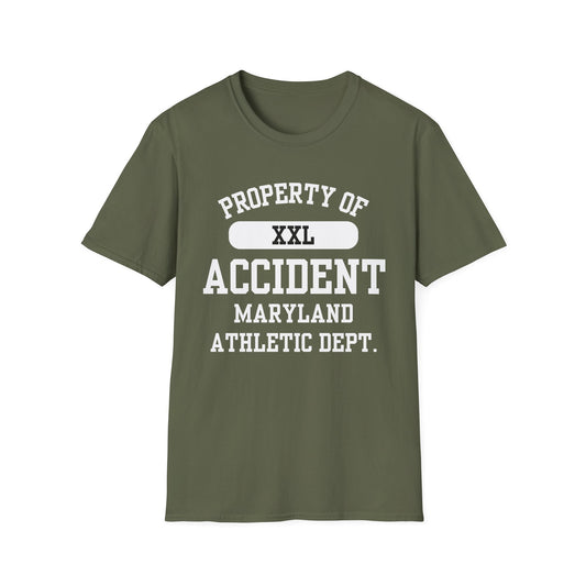 Accident Funny City Name T-Shirt quirky place tee gag gift tee ironic tee sarcastic shirt local pride tee small town gift weird town shirt