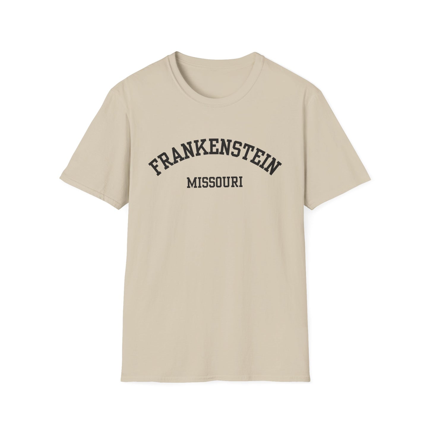 Frankenstein Funny City Name T-Shirt retro city name shirt novelty t-shirt for adults hometown pride shirt unisex funny shirt sarcastic graphic tee