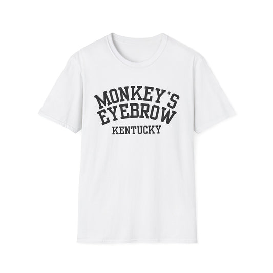 Monkey's Eyebrow Funny City Name T-Shirt quirky town shirt retro city name shirt unisex funny shirt funny city name shirt sarcastic graphic tee