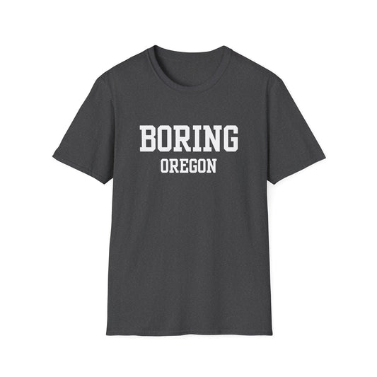 Boring Funny City Name T-Shirt local pride tee novelty t-shirt travel gift tee silly town tee custom city tee gag gift tee hometown humor