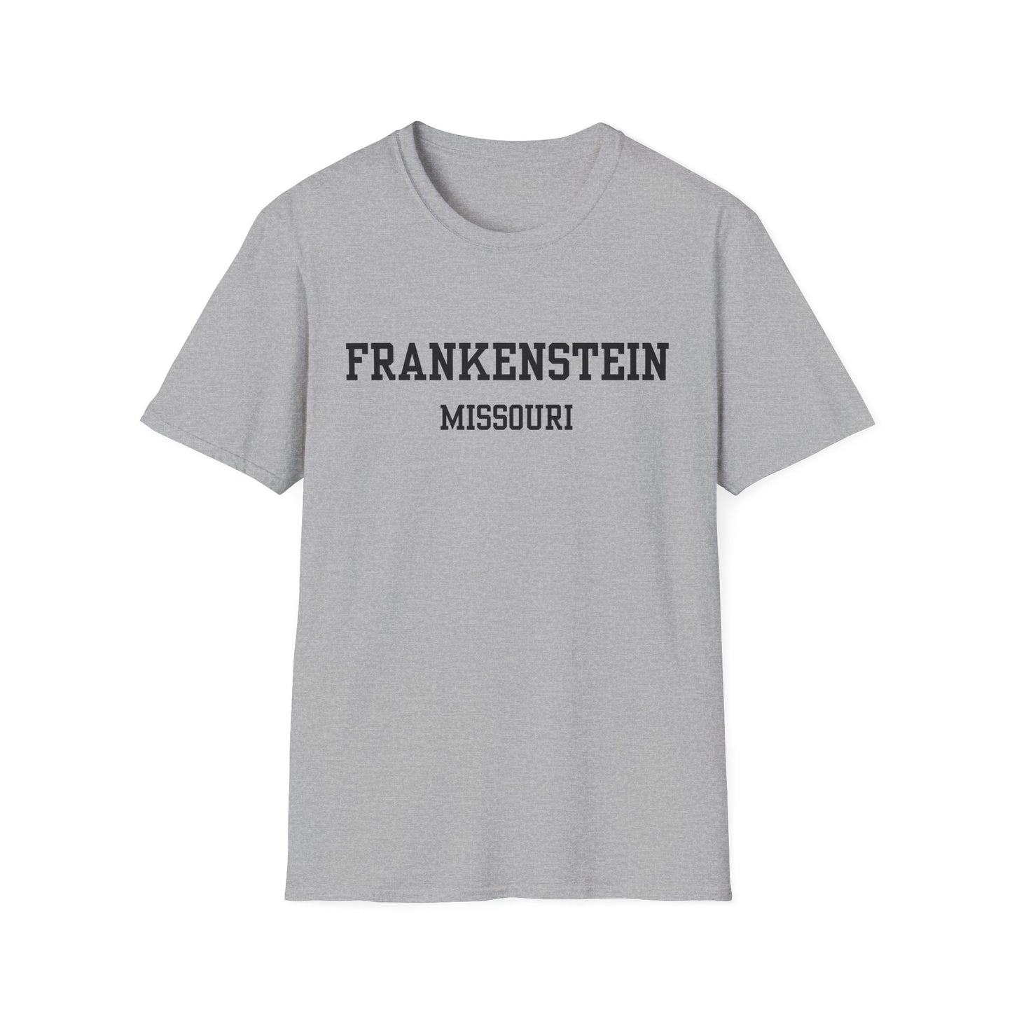 Frankenstein Funny City Name T-Shirt unisex funny shirt hometown pride shirt road trip souvenir shirt retro city name shirt gift for travelers