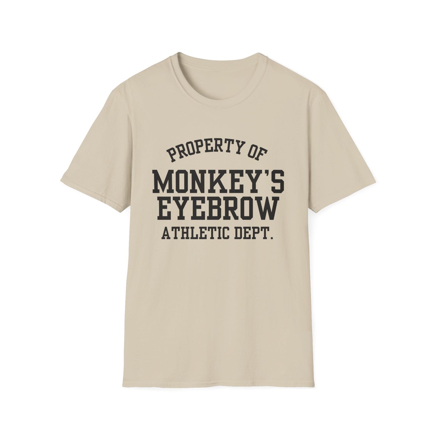 Monkey's Eyebrow Funny City Name T-Shirt sarcastic graphic tee hometown pride shirt retro city name shirt funny city name shirt gift for travelers