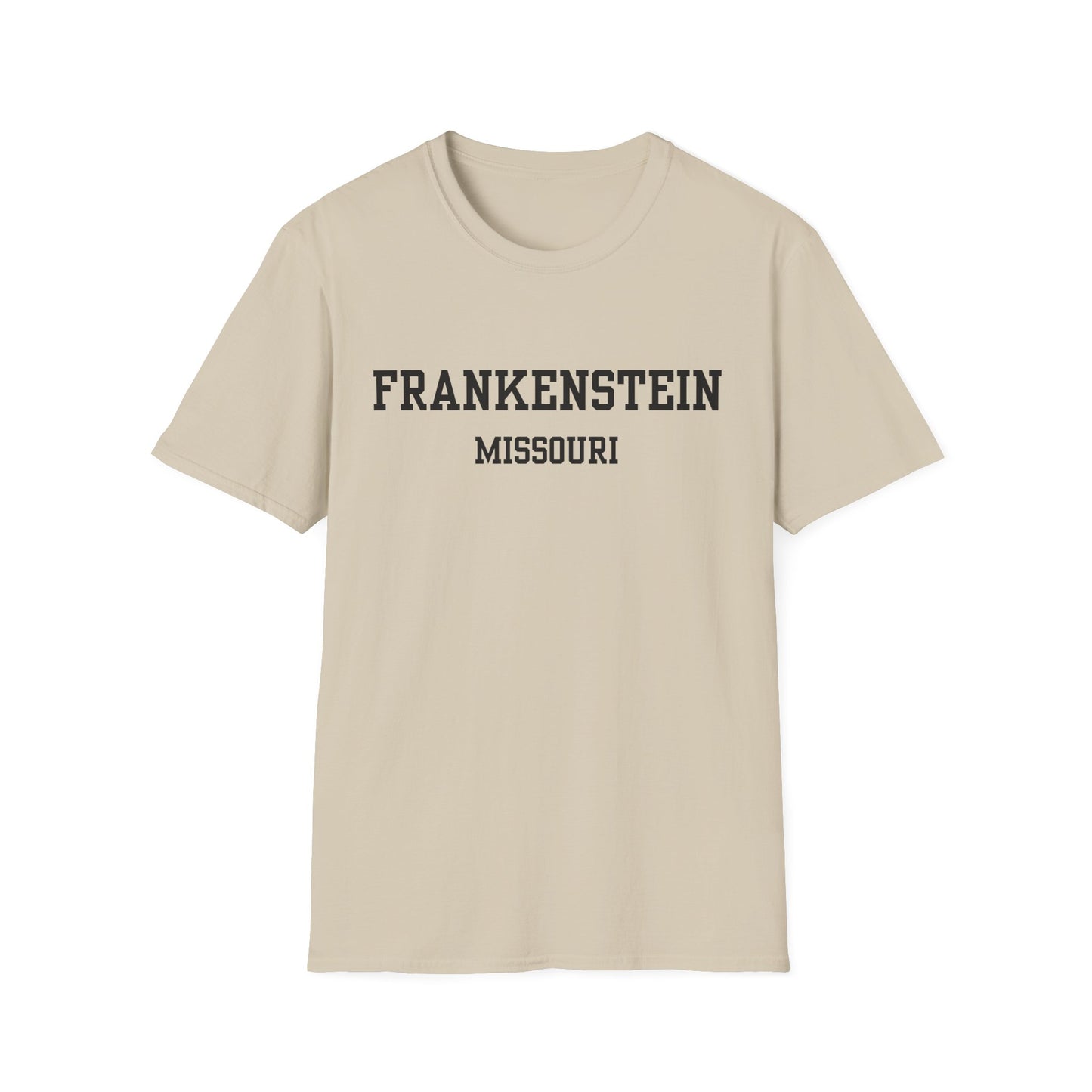 Frankenstein Funny City Name T-Shirt unisex funny shirt hometown pride shirt road trip souvenir shirt retro city name shirt gift for travelers