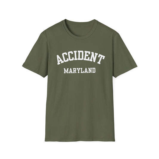 Accident Funny City Name T-Shirt hometown humor travel gift tee sarcastic shirt funny city name silly town tee local pride tee custom city tee