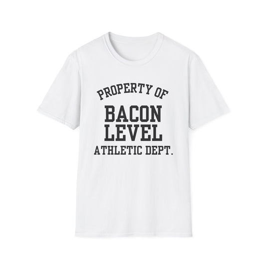 Bacon Level Funny City Name T-Shirt road trip souvenir shirt sarcastic graphic tee gift for travelers quirky town shirt custom city t-shirt