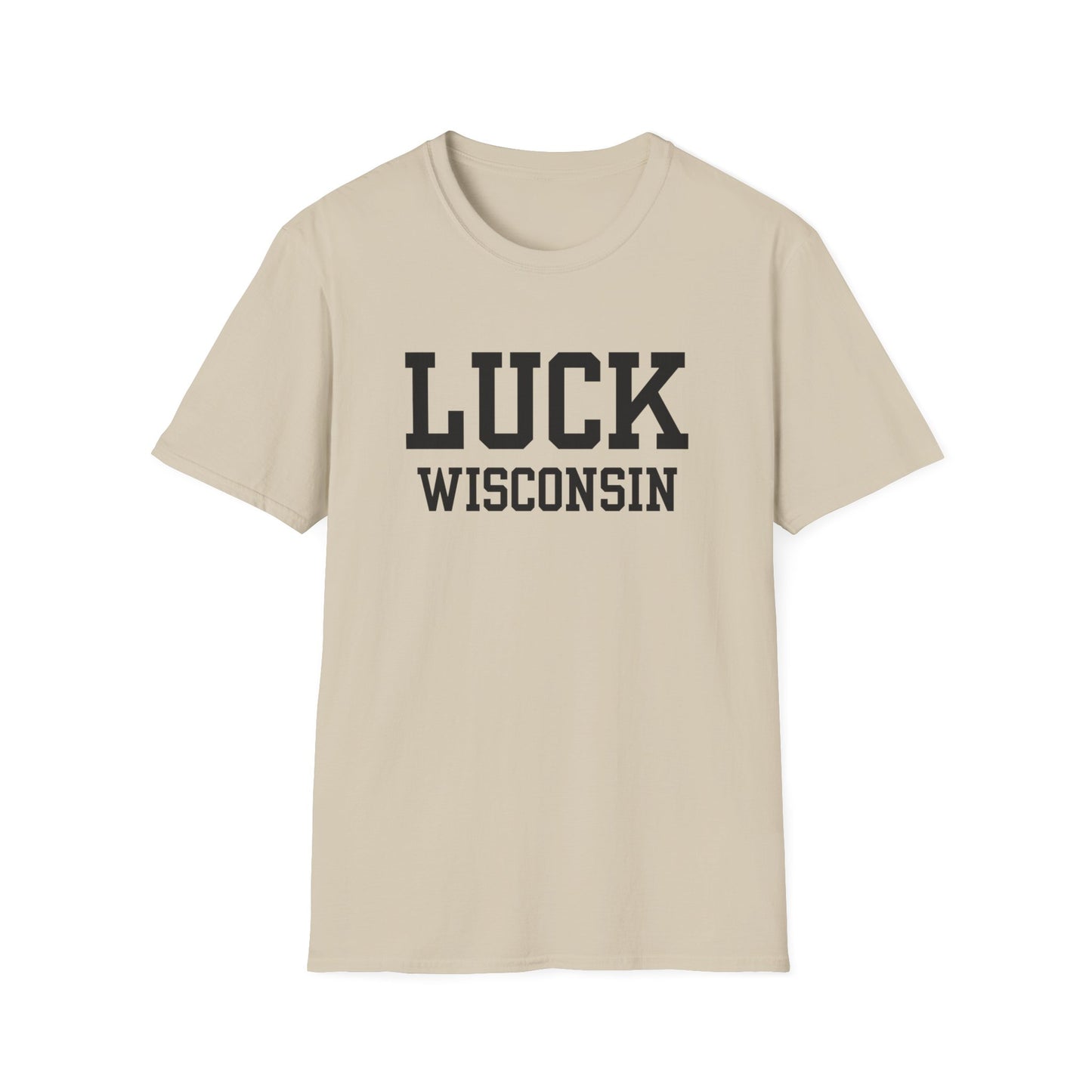 Luck Funny City Name T-Shirt retro city name shirt sarcastic graphic tee unisex funny shirt road trip souvenir shirt funny city name shirt