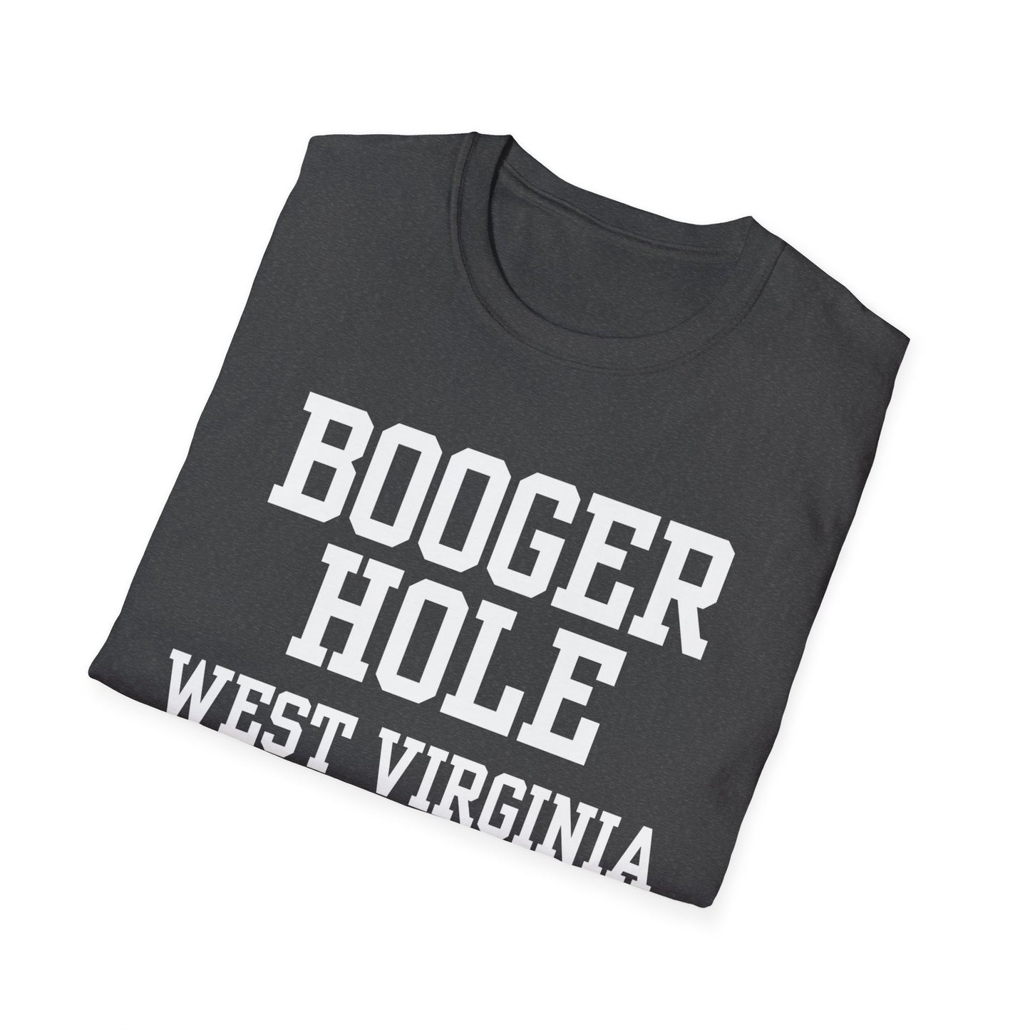 Booger Hole Funny City Name T-Shirt small town gift hometown humor ironic tee quirky place tee silly town tee weird town shirt gag gift tee